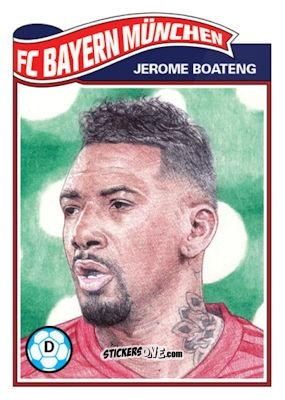 Figurina Jerome Boateng - Living Set Soccer 2020 n. 149 - Topps