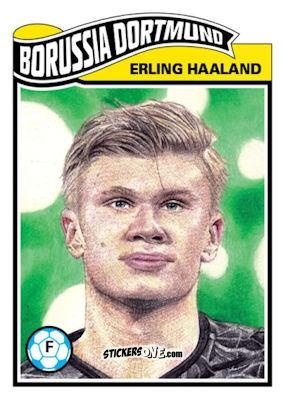 Cromo Erling Haaland - Living Set Soccer 2020 n. 154 - Topps