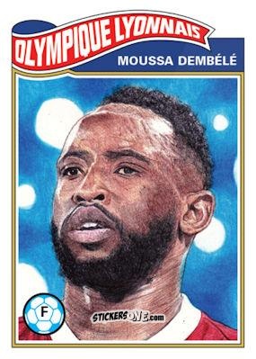 Figurina Moussa Dembele - Living Set Soccer 2020 n. 157 - Topps