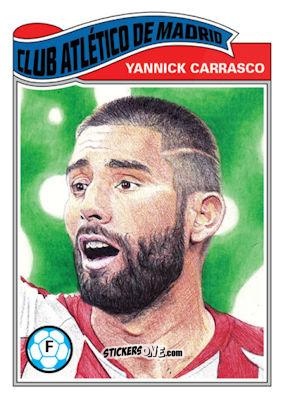 Sticker Yannick Carrasco - Living Set Soccer 2020 n. 161 - Topps