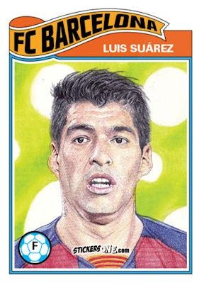 Cromo Luis Suarez - Living Set Soccer 2020 n. 162 - Topps