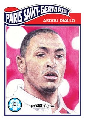 Figurina Abdou Diallo  - Living Set Soccer 2020 n. 170 - Topps