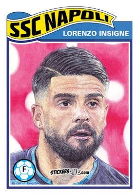Cromo Lorenzo Insigne - Living Set Soccer 2020 n. 172 - Topps