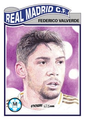 Cromo Federico Valverde - Living Set Soccer 2020 n. 174 - Topps