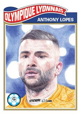 Figurina Anthony Lopes - Living Set Soccer 2020 n. 178 - Topps