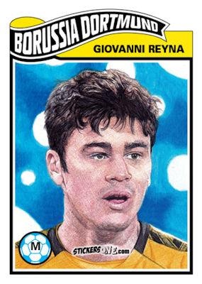 Figurina Giovanni Reyna - Living Set Soccer 2020 n. 180 - Topps