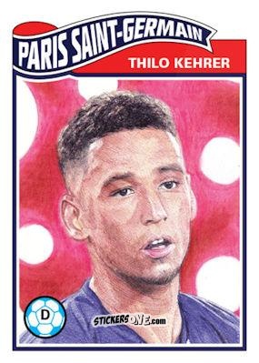 Cromo Thilo Kehrer - Living Set Soccer 2020 n. 187 - Topps