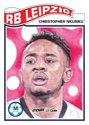Cromo Christopher Nkunku - Living Set Soccer 2020 n. 189 - Topps