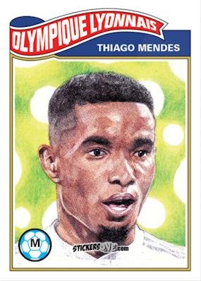 Cromo Thiago Mendes - Living Set Soccer 2020 n. 195 - Topps