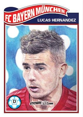 Cromo Lucas Hernandez - Living Set Soccer 2020 n. 198 - Topps