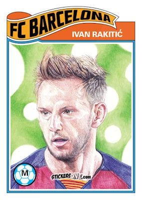Sticker Ivan Rakitic - Living Set Soccer 2020 n. 199 - Topps