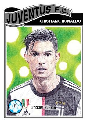 Sticker Cristiano Ronaldo - Living Set Soccer 2020 n. 200 - Topps