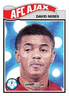 Cromo David Neres - Living Set Soccer 2020 n. 202 - Topps
