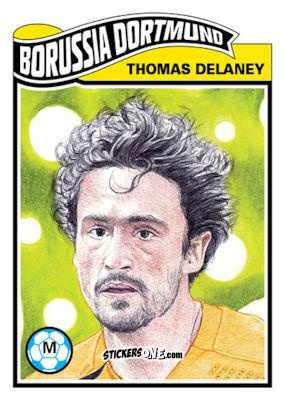 Sticker Thomas Delaney - Living Set Soccer 2020 n. 213 - Topps