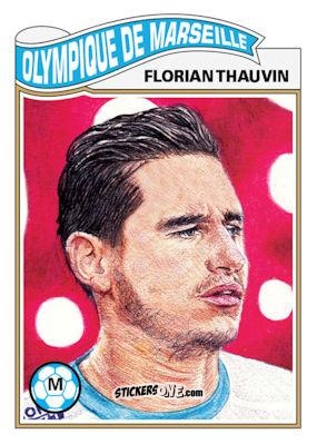 Figurina Florian Thauvin - Living Set Soccer 2020 n. 218 - Topps