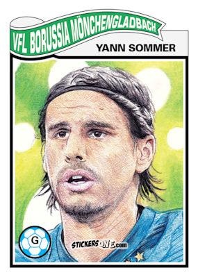 Cromo Yann Sommer - Living Set Soccer 2020 n. 219 - Topps