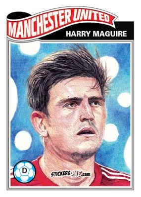 Cromo Harry Maguire - Living Set Soccer 2020 n. 221 - Topps