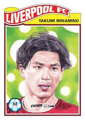 Cromo Takumi Minamino - Living Set Soccer 2020 n. 227 - Topps