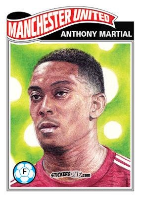 Cromo Anthony Martial - Living Set Soccer 2020 n. 228 - Topps