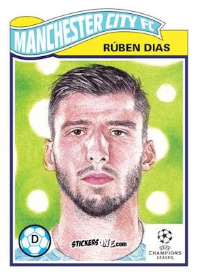 Cromo Ruben Dias - Living Set Soccer 2020 n. 237 - Topps