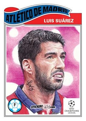 Cromo Luis Suarez - Living Set Soccer 2020 n. 239 - Topps