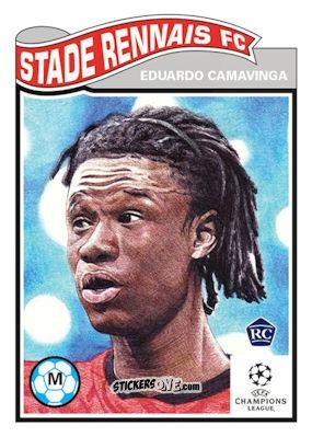 Cromo Eduardo Camavinga - Living Set Soccer 2020 n. 240 - Topps