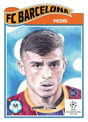 Cromo Pedri - Living Set Soccer 2020 n. 243 - Topps
