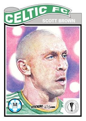 Cromo Scott Brown - Living Set Soccer 2020 n. 244 - Topps