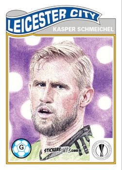 Cromo Kasper Schmeichel - Living Set Soccer 2020 n. 249 - Topps