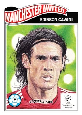 Figurina Edinson Cavani - Living Set Soccer 2020 n. 254 - Topps