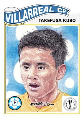 Figurina Takefusa Kubo - Living Set Soccer 2020 n. 259 - Topps