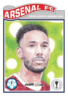 Cromo Pierre Emerick Aubameyang - Living Set Soccer 2020 n. 260 - Topps