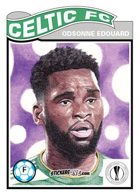 Sticker Odsonne Edouard - Living Set Soccer 2020 n. 261 - Topps