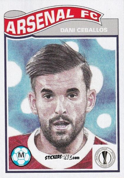 Figurina Dani Ceballos - Living Set Soccer 2021 n. 265 - Topps