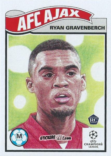 Cromo Ryan Gravenberch - Living Set Soccer 2021 n. 266 - Topps