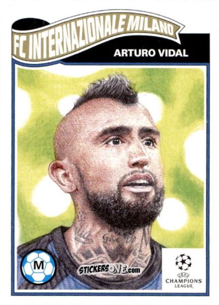 Figurina Arturo Vidal - Living Set Soccer 2021 n. 269 - Topps