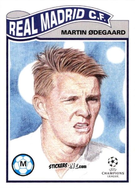 Sticker Martin Odegaard - Living Set Soccer 2021 n. 270 - Topps