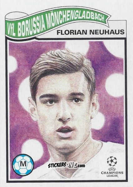 Sticker Florian Neuhaus - Living Set Soccer 2021 n. 271 - Topps