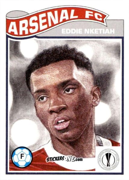 Sticker Eddie Nketiah - Living Set Soccer 2021 n. 272 - Topps