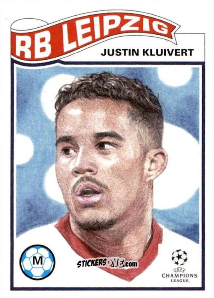 Figurina Justin Kluivert - Living Set Soccer 2021 n. 273 - Topps