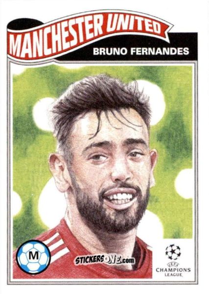 Sticker Bruno Fernandes - Living Set Soccer 2021 n. 274 - Topps