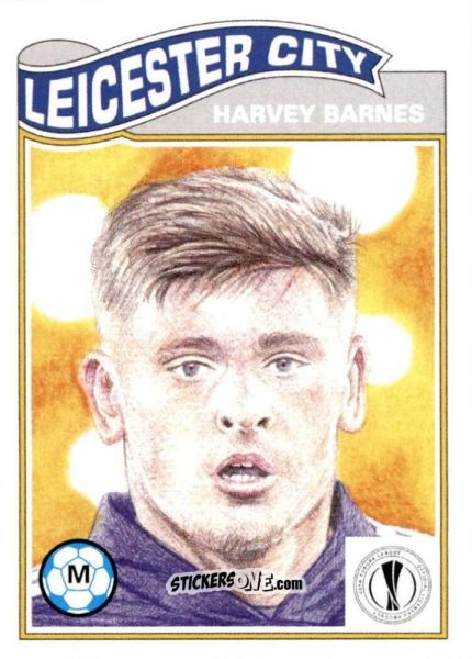 Sticker Harvey Barnes - Living Set Soccer 2021 n. 275 - Topps