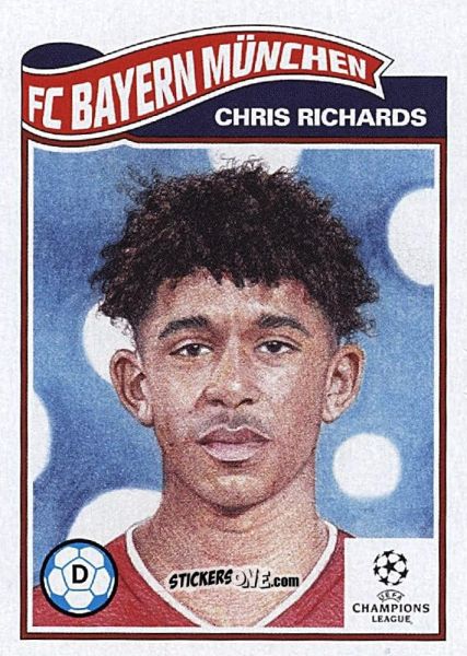 Cromo Chris Richards - Living Set Soccer 2021 n. 276 - Topps