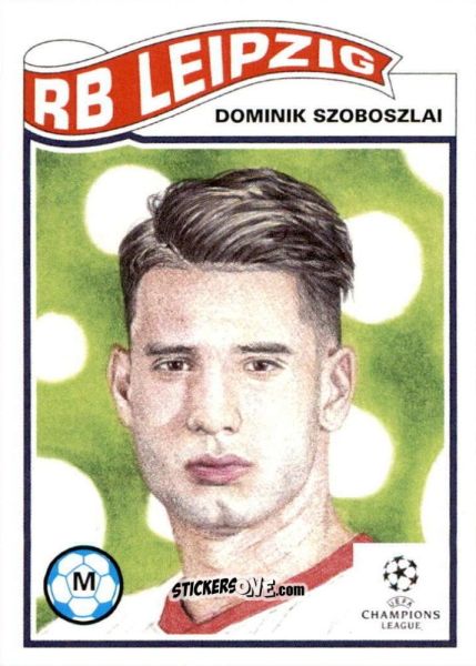 Sticker Dominik Szoboszlai - Living Set Soccer 2021 n. 281 - Topps