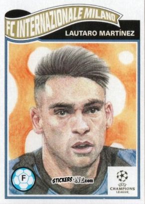 Cromo Lautaro Martinez - Living Set Soccer 2021 n. 284 - Topps