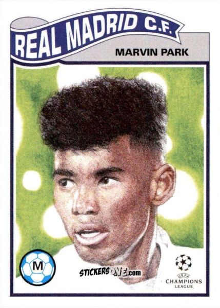 Cromo Marvin Park - Living Set Soccer 2021 n. 286 - Topps