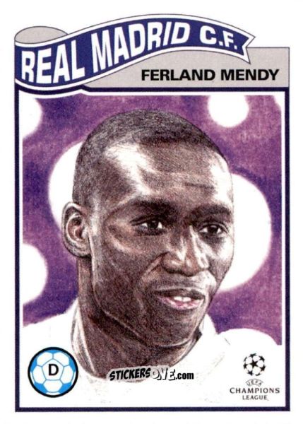 Sticker Ferland Mendy - Living Set Soccer 2021 n. 292 - Topps