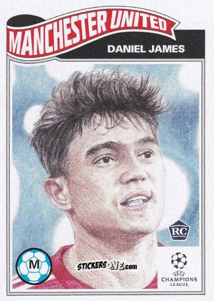 Cromo Daniel James - Living Set Soccer 2021 n. 298 - Topps