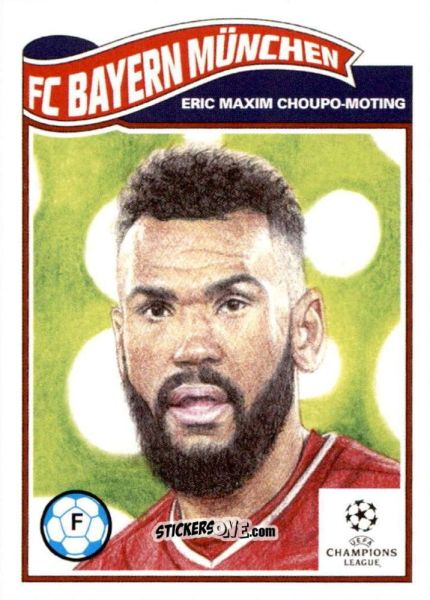 Cromo Eric Choupo-Moting - Living Set Soccer 2021 n. 301 - Topps
