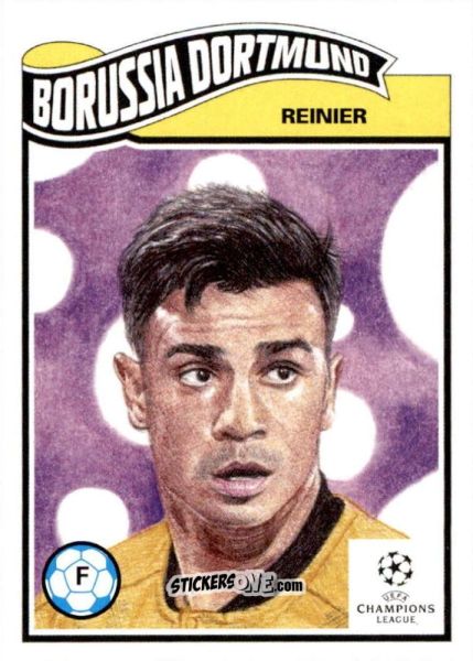 Cromo Reinier - Living Set Soccer 2021 n. 302 - Topps